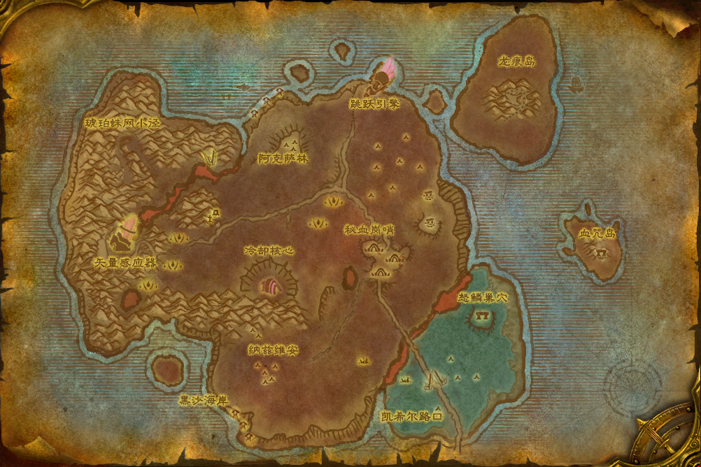 秘血岛地图