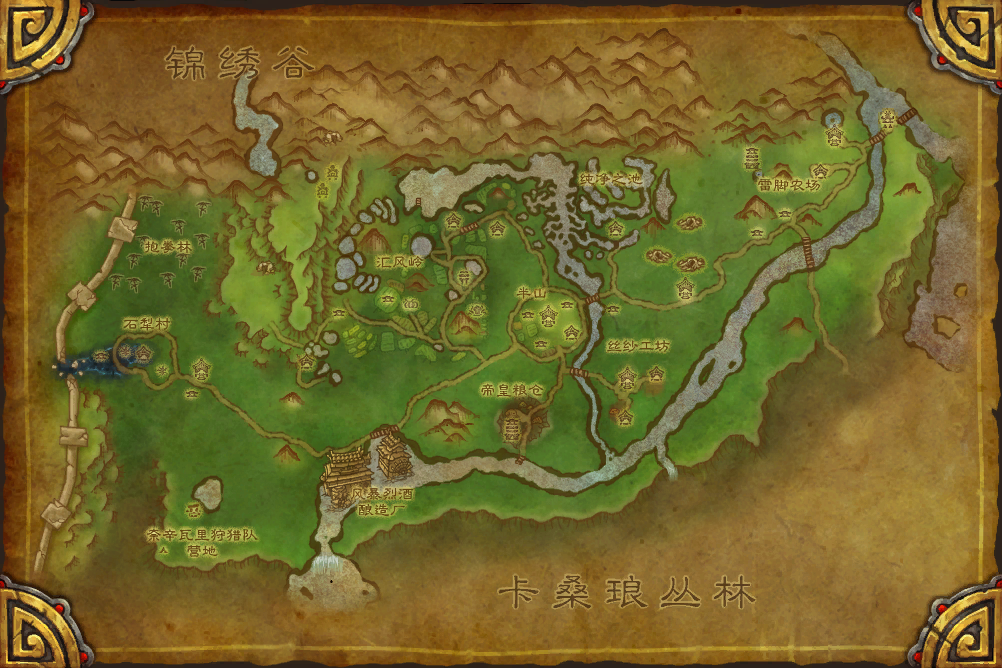 四风谷地图