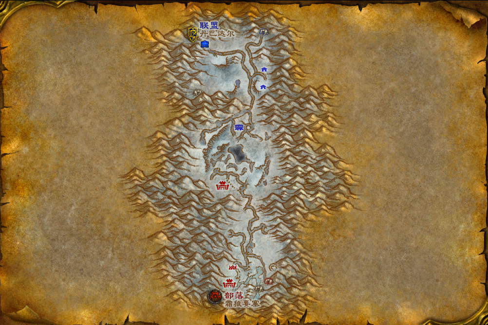 奥特兰克山谷地图
