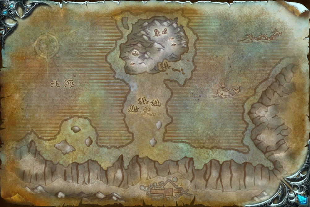 洛斯加尔登陆点地图